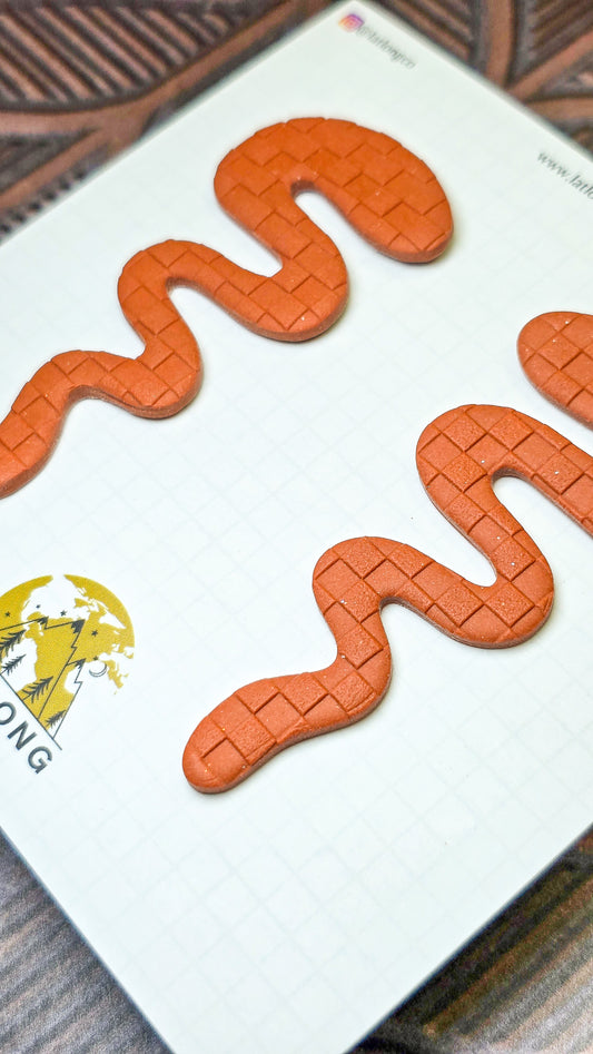 Abstract Checkered Rust