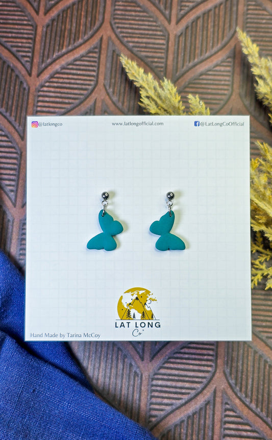 Dark Turquoise Butterflies