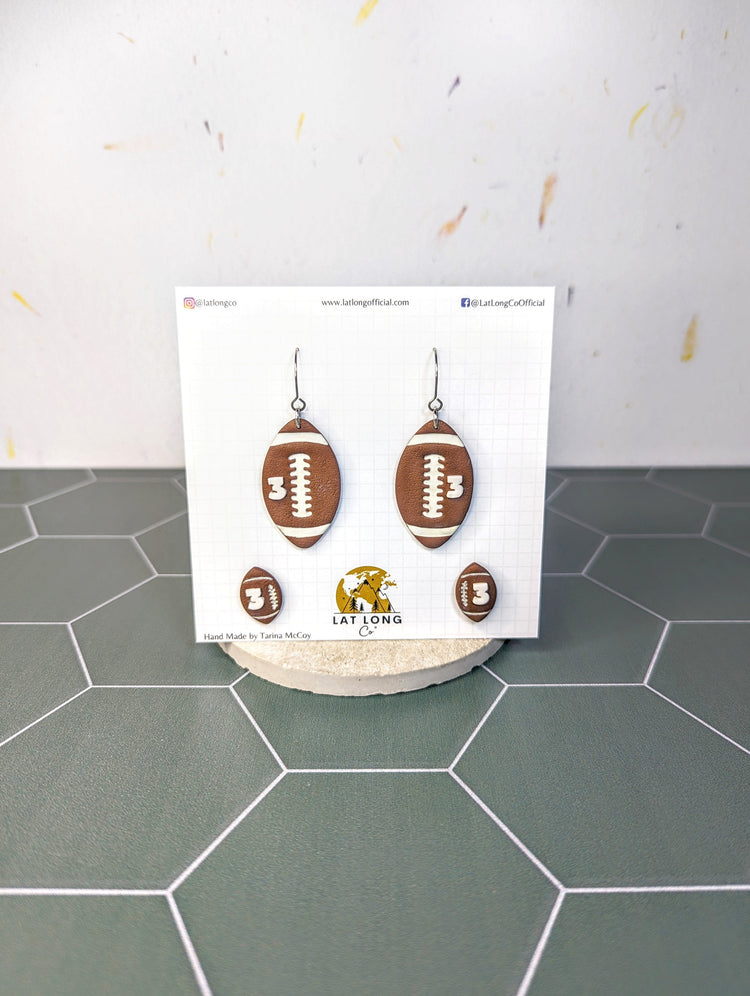 Football (stud or dangle) *Pre-Order*