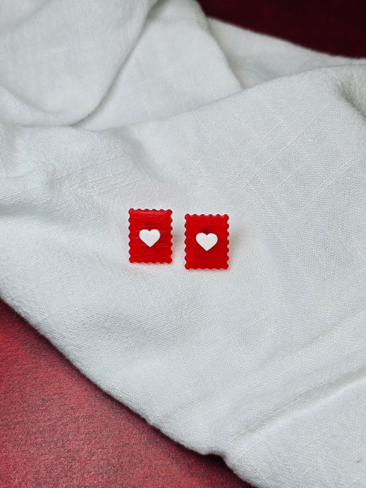 Heart Stamps (Studs)