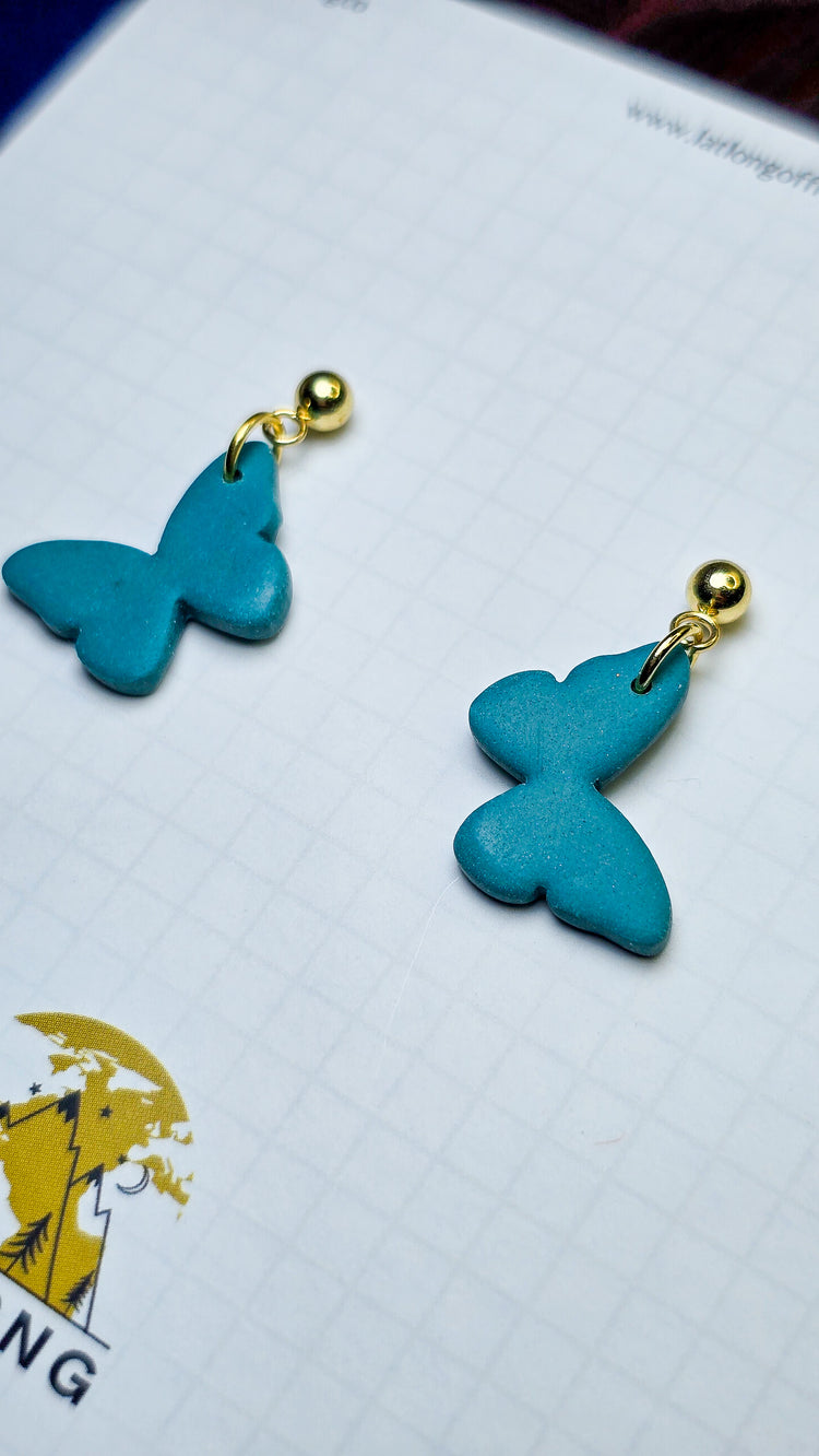 Dark Turquoise Butterflies