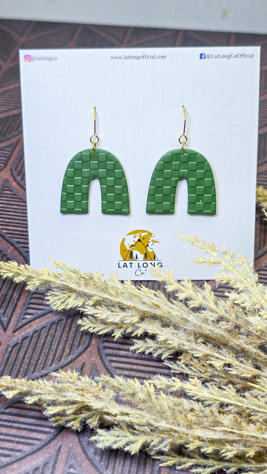 Checkered Forrest Green