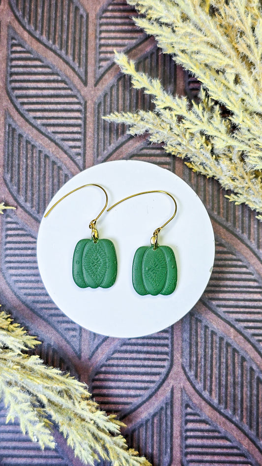 Green Patterned Pumpkin 3